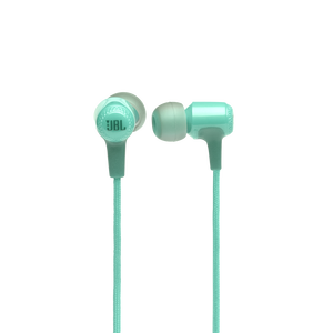 JBL Live 100BT - Teal - Wireless in-ear headphones - Detailshot 2